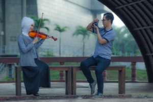 foto prewedding jakarta tmii tangerang outdoor